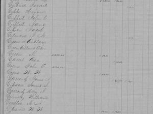 William W. Goens or Goyen on 1856 Oktibbeha Miss taxes with John E Goens too