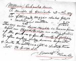 1839 11 William Eubanks estate Perry Co, AL p21 marked receipt 1 snip
