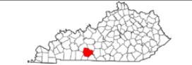 Warren County KY area map
